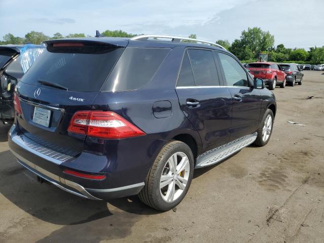 4JGDA5HB7EA376418 - 2014 MERCEDES-BENZ ML 350 4MATIC BLUE photo 3