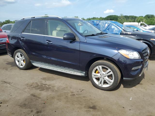 4JGDA5HB7EA376418 - 2014 MERCEDES-BENZ ML 350 4MATIC BLUE photo 4