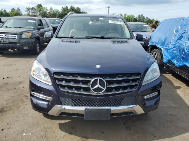 4JGDA5HB7EA376418 - 2014 MERCEDES-BENZ ML 350 4MATIC BLUE photo 5