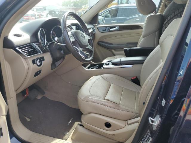 4JGDA5HB7EA376418 - 2014 MERCEDES-BENZ ML 350 4MATIC BLUE photo 7