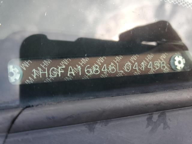 1HGFA16846L041458 - 2006 HONDA CIVIC EX GRAY photo 12