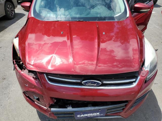 1FMCU9J99FUC57030 - 2015 FORD ESCAPE TITANIUM RED photo 12