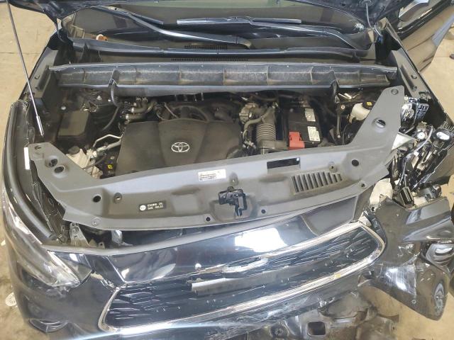 5TDFZRBH7MS088734 - 2021 TOYOTA HIGHLANDER PLATINUM BLACK photo 12