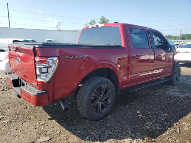 1FTEW1EP5NKD20068 - 2022 FORD F150 SUPERCREW RED photo 3