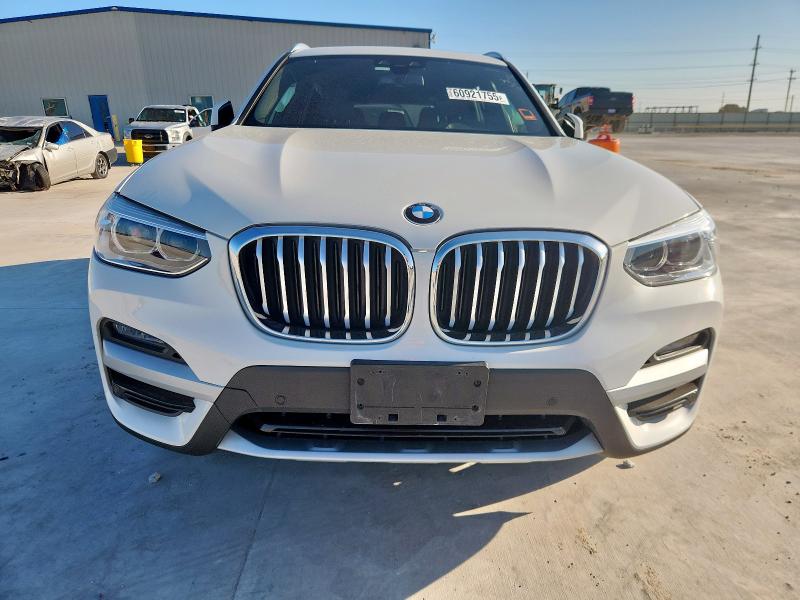 5UXTY3C01M9H97221 - 2021 BMW X3 SDRIVE30I WHITE photo 5