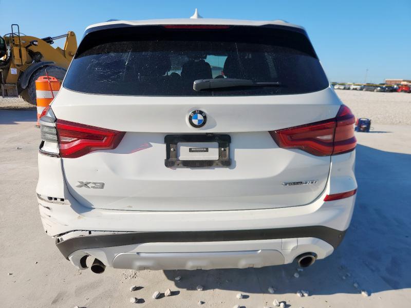 5UXTY3C01M9H97221 - 2021 BMW X3 SDRIVE30I WHITE photo 6