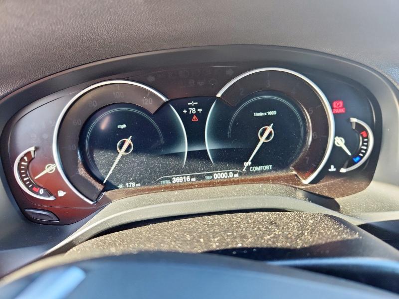 5UXTY3C01M9H97221 - 2021 BMW X3 SDRIVE30I WHITE photo 9