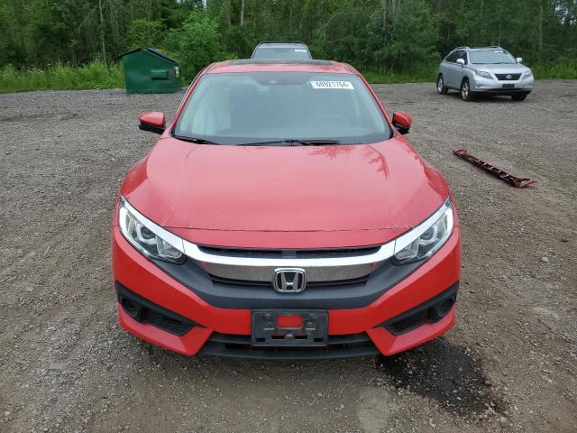 2HGFC2F86JH024098 - 2018 HONDA CIVIC EX RED photo 5