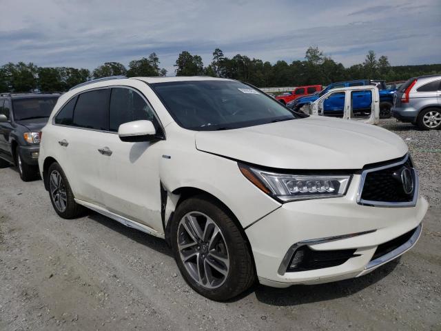 5J8YD7H75KL001181 - 2019 ACURA MDX SPORT HYBRID ADVANCE WHITE photo 4