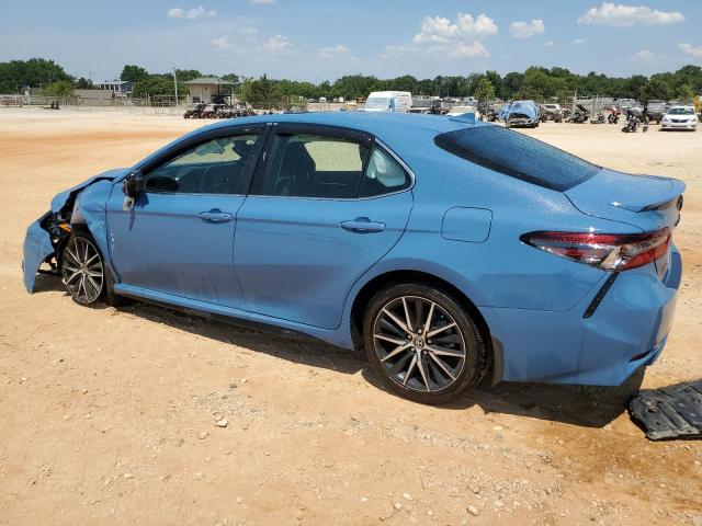 4T1T11AK1RU209152 - 2024 TOYOTA CAMRY SE NIGHT SHADE BLUE photo 2