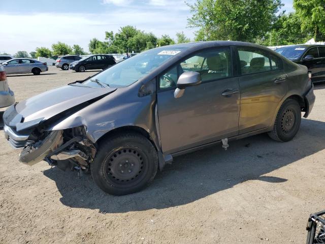 2HGFB2F91CH015081 - 2012 HONDA CIVIC EXL SILVER photo 1