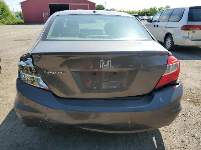 2HGFB2F91CH015081 - 2012 HONDA CIVIC EXL SILVER photo 6