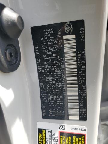 4T1G11AK2RU208772 - 2024 TOYOTA CAMRY SE NIGHT SHADE WHITE photo 12