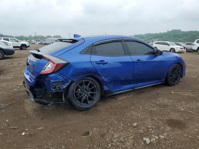 SHHFK7H43JU403816 - 2018 HONDA CIVIC SPORT ლურჯი ფოტო 3