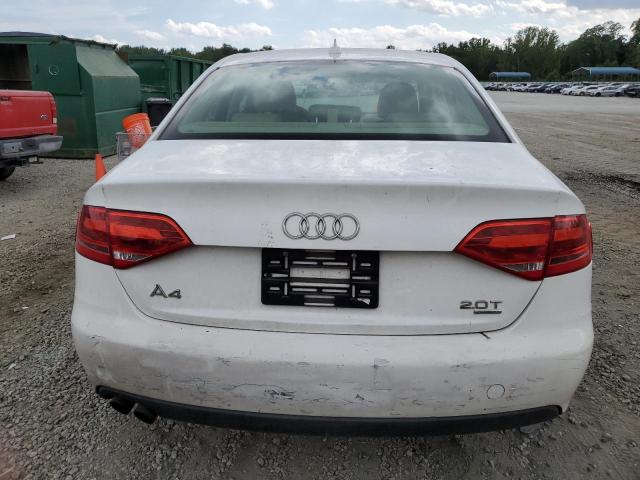 WAUBFAFL7AN011111 - 2010 AUDI A4 PREMIUM WHITE photo 6