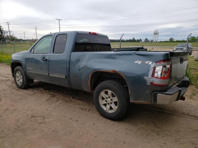 1GTSKVE35AZ270308 - 2010 GMC SIERRA K1500 SLE TEAL photo 2