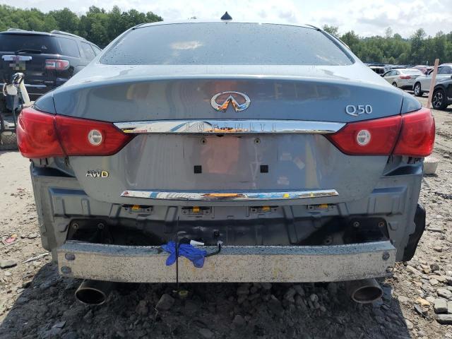 JN1BV7AR9EM682007 - 2014 INFINITI Q50 BASE BLUE photo 6