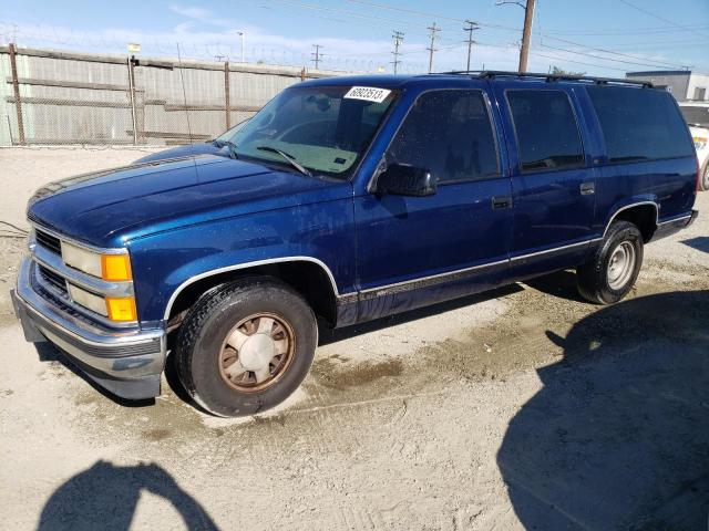 3GNEC16R3VG128879 - 1997 CHEVROLET SUBURBAN C1500 BLUE photo 1