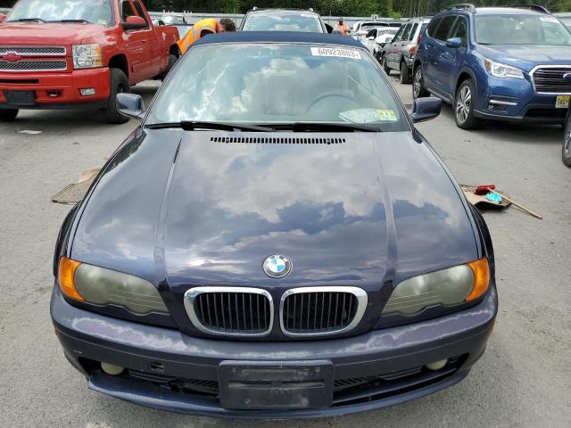 WBABS33441JY54372 - 2001 BMW 325 CI BLUE photo 5