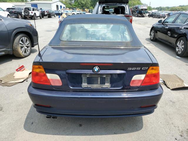 WBABS33441JY54372 - 2001 BMW 325 CI BLUE photo 6