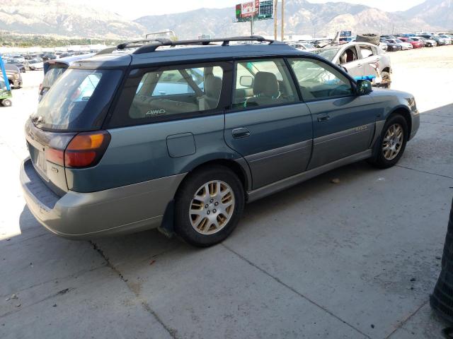 4S3BH806427653235 - 2002 SUBARU OUTBACK OUTBACK H6 3.0 LL BEAN GREEN photo 3