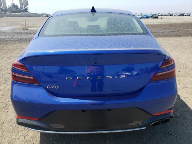 KMTG34TA8NU094373 - 2022 GENESIS G70 BASE BLUE photo 6