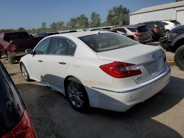 KMHGC4DDXDU235848 - 2013 HYUNDAI GENESIS 3.8L WHITE photo 2