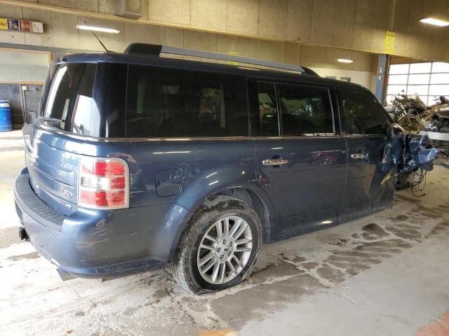 2FMHK6C83JBA10194 - 2018 FORD FLEX SEL BLUE photo 3