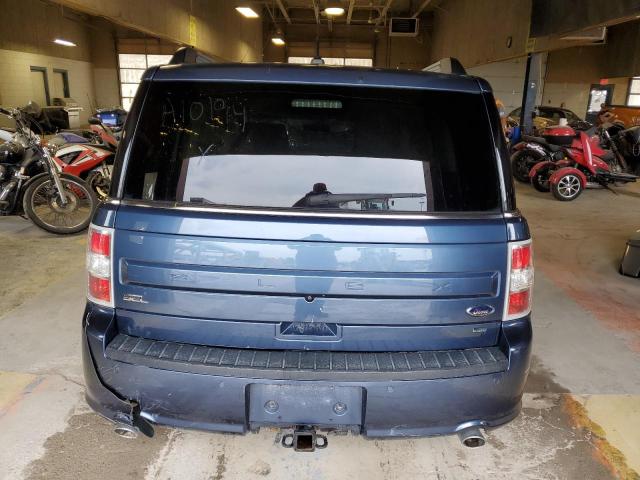 2FMHK6C83JBA10194 - 2018 FORD FLEX SEL BLUE photo 6