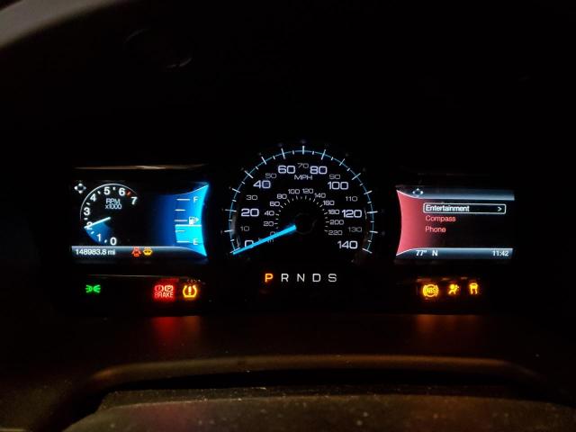 2FMHK6C83JBA10194 - 2018 FORD FLEX SEL BLUE photo 9