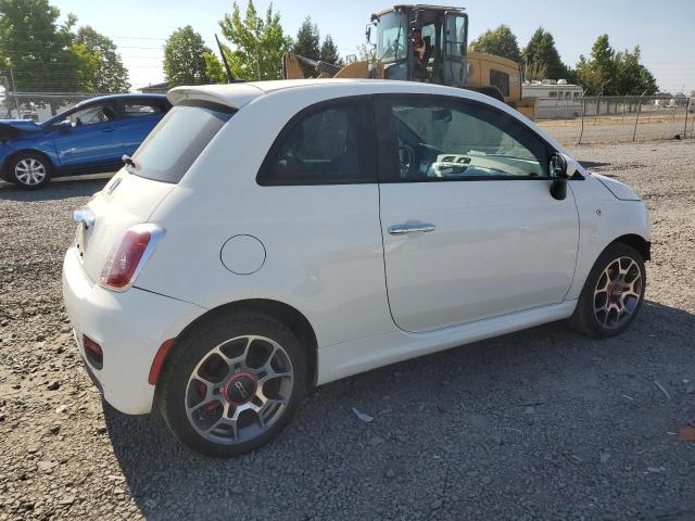 3C3CFFBR6CT347998 - 2012 FIAT 500 SPORT WHITE photo 3