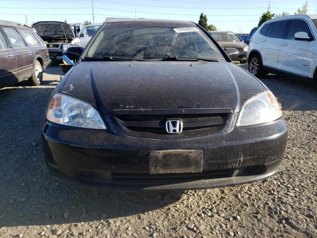 1HGEM22711L074836 - 2001 HONDA CIVIC HX BLACK photo 5