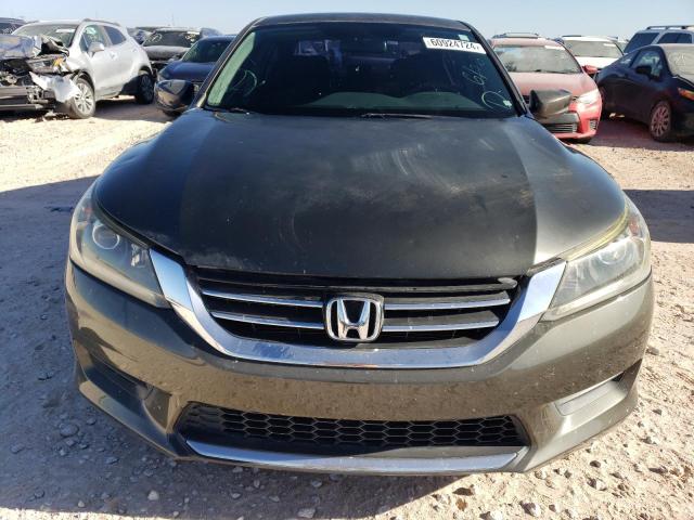 1HGCR2F3XDA155933 - 2013 HONDA ACCORD LX GRAY photo 5