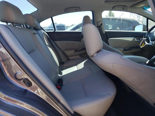 19XFB2F95FE281105 - 2015 HONDA CIVIC EXL ნაცრისფერი ფოტო 10