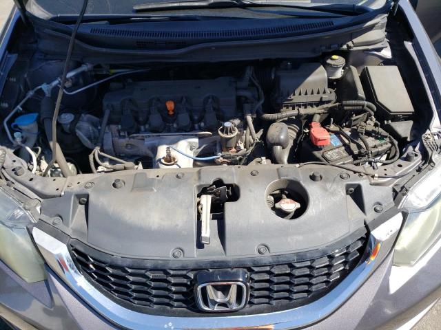19XFB2F95FE281105 - 2015 HONDA CIVIC EXL ნაცრისფერი ფოტო 11