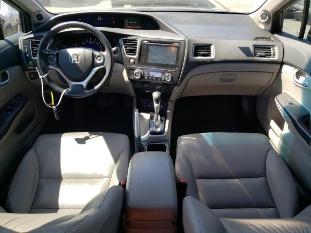 19XFB2F95FE281105 - 2015 HONDA CIVIC EXL ნაცრისფერი ფოტო 8