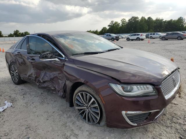 3LN6L5A92HR632243 - 2017 LINCOLN MKZ PREMIERE MAROON photo 4