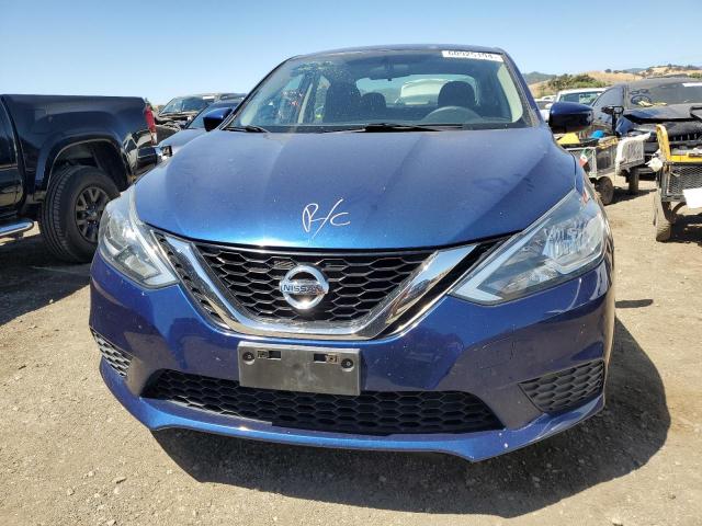 3N1AB7AP0HY261863 - 2017 NISSAN SENTRA S BLUE photo 5