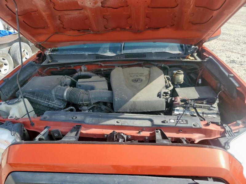 5TFAZ5CN5GX018140 - 2016 TOYOTA TACOMA DOUBLE CAB ORANGE photo 11