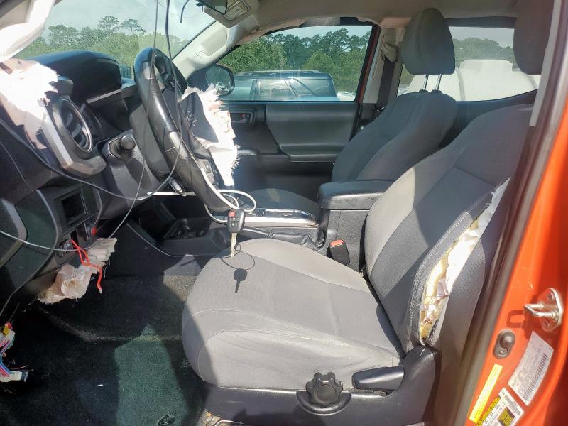 5TFAZ5CN5GX018140 - 2016 TOYOTA TACOMA DOUBLE CAB ORANGE photo 7