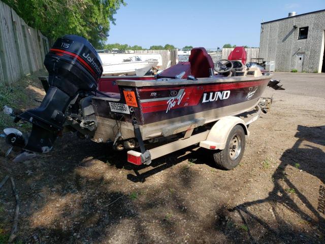 LUNZ1666D595 - 1995 LUND BOAT RED photo 4