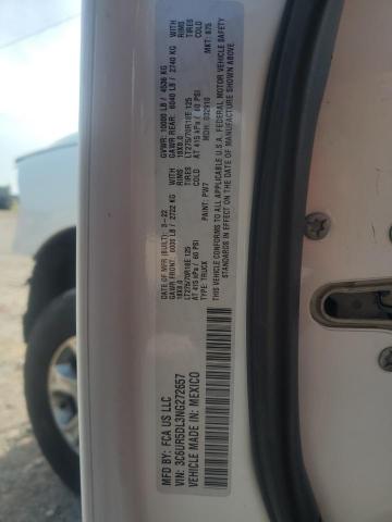 3C6UR5DL3NG272657 - 2022 RAM 2500 BIG HORN/LONE STAR WHITE photo 13