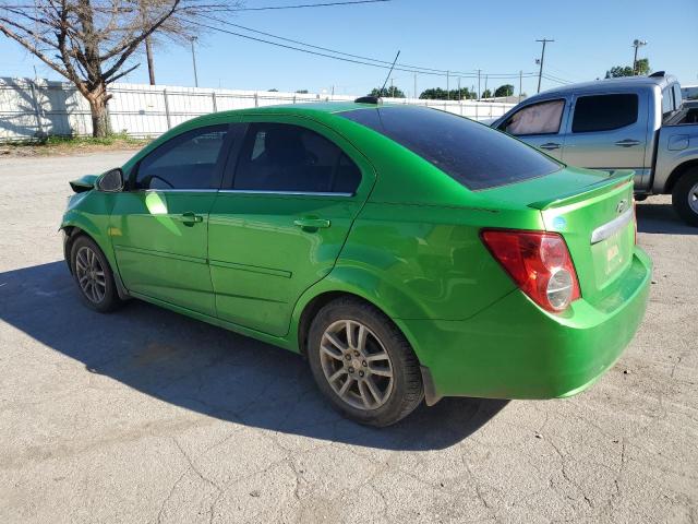 1G1JC5SH5F4152281 - 2015 CHEVROLET SONIC LT GREEN photo 2