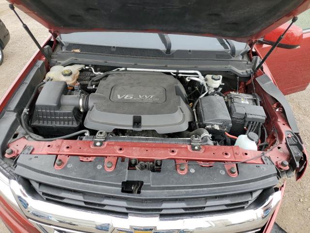 1GCGSBE3XF1191551 - 2015 CHEVROLET COLORADO LT BURGUNDY photo 11