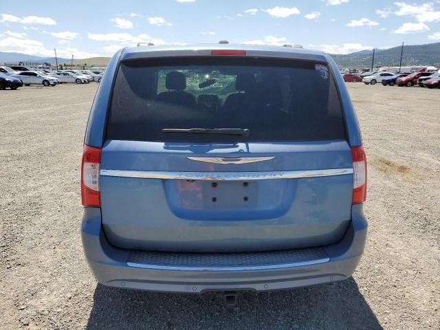2A4RR8DG3BR746710 - 2011 CHRYSLER TOWN & COU TOURING L BLUE photo 6