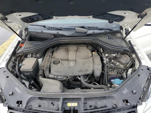 4JGDA5HB5CA083484 - 2012 MERCEDES-BENZ ML 350 4MATIC WHITE photo 11