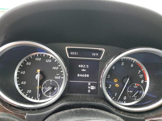 4JGDA5HB5CA083484 - 2012 MERCEDES-BENZ ML 350 4MATIC WHITE photo 9