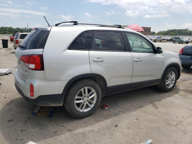 5XYKT4A64EG536168 - 2014 KIA SORENTO LX SILVER photo 3