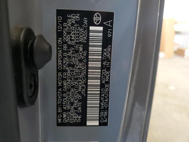 JTKJF5C75B3016746 - 2011 TOYOTA SCION TC Boz foto 13