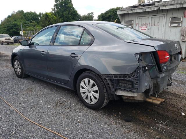 3VW2K7AJ2EM326306 - 2014 VOLKSWAGEN JETTA BASE رمادي صورة 2